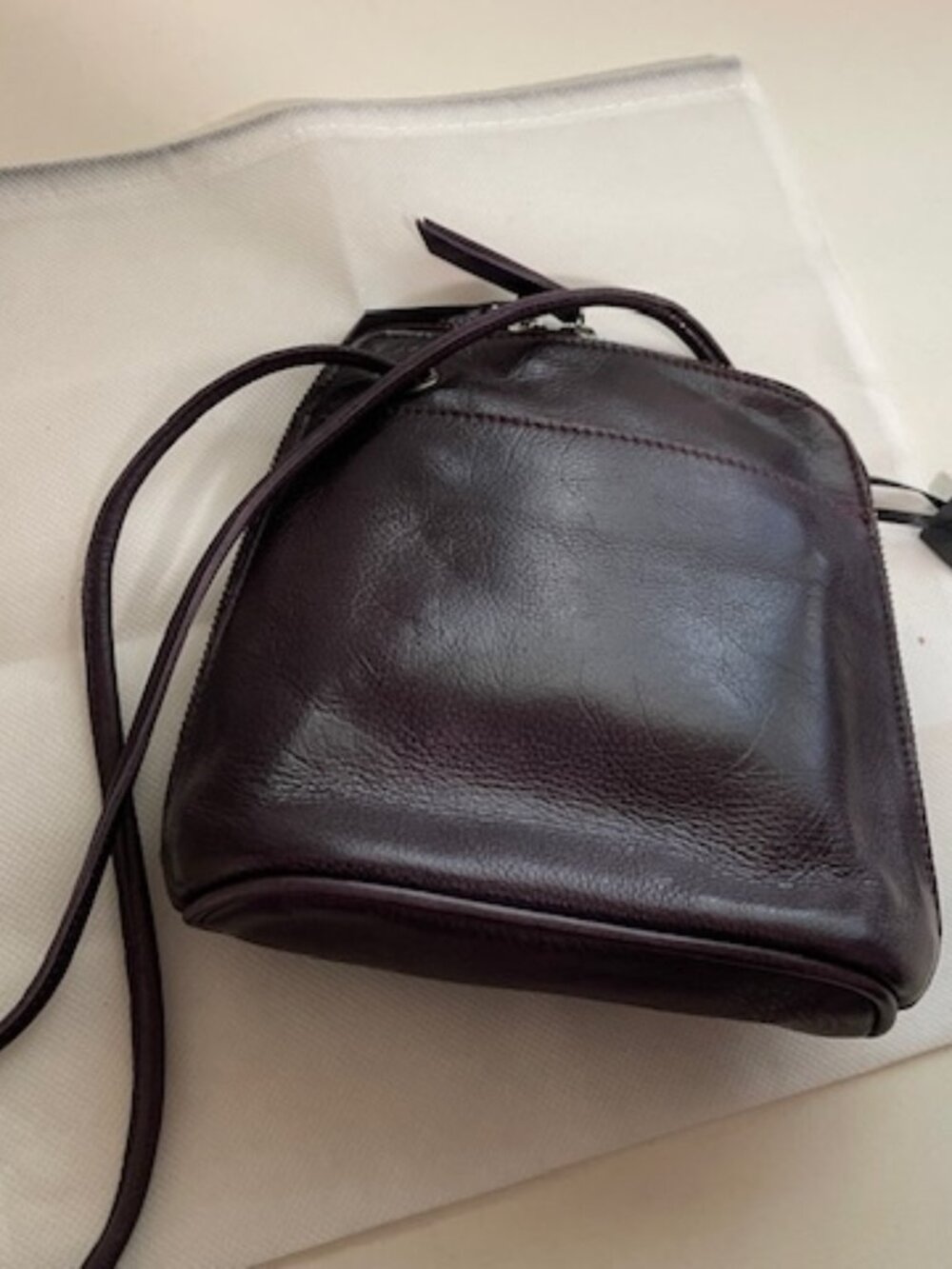 Latico Leathers Lilly Crossbody NEW in Eggplant